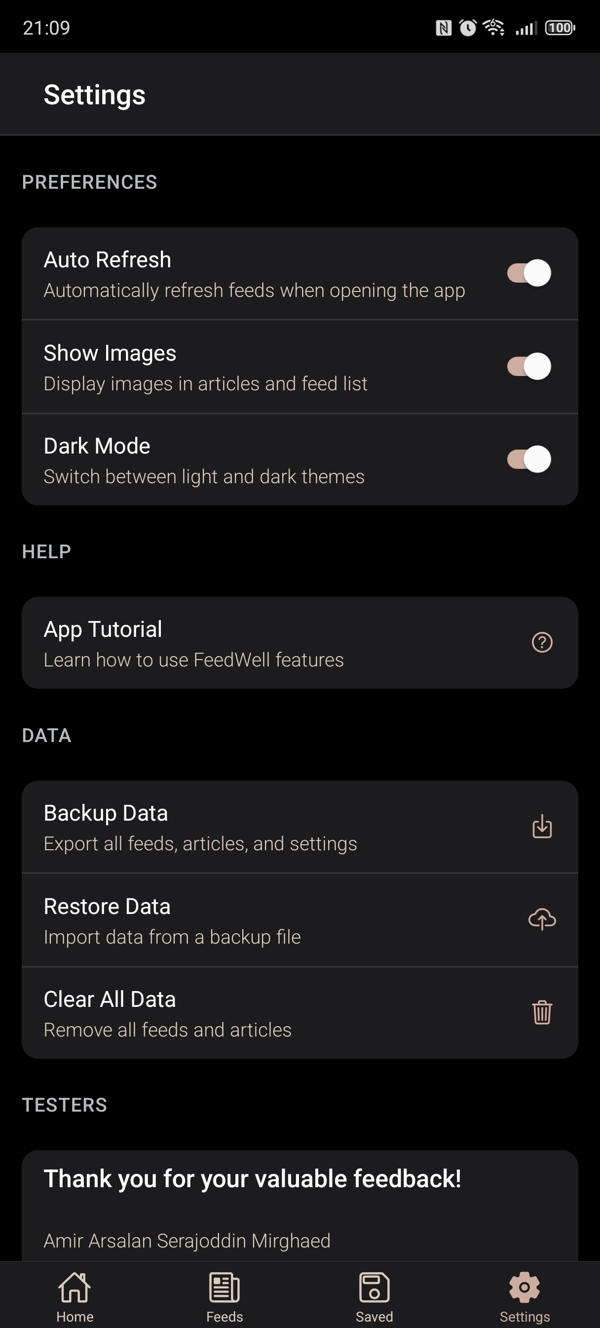 FeedWell Screenshot 4